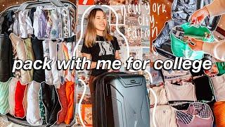 PACK WITH ME FOR COLLEGE 2021 *new york city fashion student*