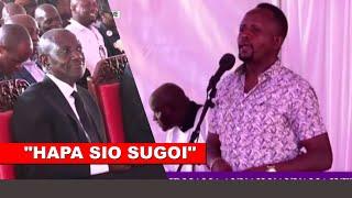 Listen to what fearless Governor  Natembeya told Ruto face to face today in Bungoma, got heckled!!