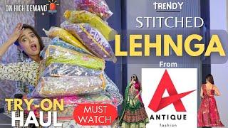 Fully Stitched lehenga from Instagram page *ANTIQUE LEHNGA*  | Tryon | best collection | gimaashi