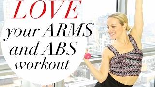 LOVE YOUR ARMS AND ABS | TRACY CAMPOLI | ARM WORKOUT STANDING ABS WORKOUT