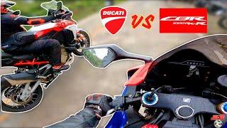 my CBR1000RR-R FIREBLADE speed test against DUCATI MULTISTRADA | jmac ride with naj abdul