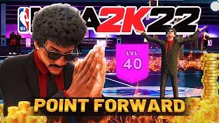 A LEVEL 40 POINT FORWARD BUILD in the STAGE is GAMEBREAKING (nba 2k22)