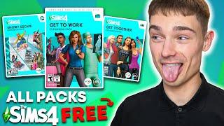 Sims 4 Free Download Including All DLC (PC & Mac) - EA App tutorial for sims 4 free packs