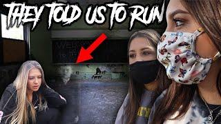 GHOST TOLD US TO RUN LIKE HE DIDN'T... (SCARY HAUNTED SCHOOL)