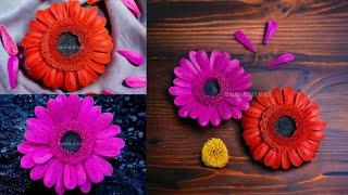 STEP BY STEP PAPER QUILLING GERBERA DAISY FLOWER | HANDMADE