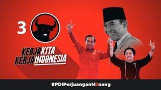 (3) Iklan Kampanye Partai Demokrasi Indonesia Perjuangan (PDIP) Pemilu 2019