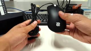 Zowie FK1 Competitive Gaming Mouse Unboxing