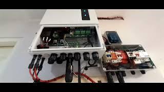 #solis hybrid ongrid /offgrid with phrismatic lithium ion phosphate lifep04 48v