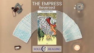The EMPRESS reversed tarot card meaning