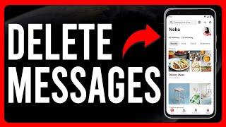 How To Delete Messages In Pinterest (How To Hide Conversations In Pinterest)