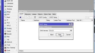 Konfigurasi Mikrotik sebagai DHCP Server