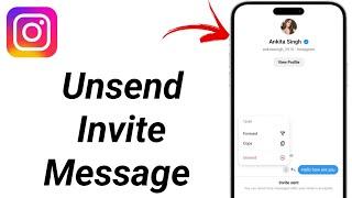 How To Unsend Invite Message On Instagram (2024)