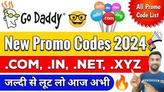 GoDaddy Promo Code For New User | GoDaddy Promo Codes 2024 | GoDaddy Coupon Code List - SmartHindi