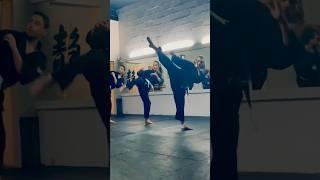 Martial Fusion Training Drill  Mawashi Geri Mae Ukemi Kaiten ️ #martialfusion