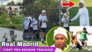 Mbappe To JoinReal Madrid First Preseason Training | Courtois,Alaba,Mbappe,Vazquez,Diaz,Lunin