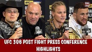 UFC 306: Post Fight Press Conference Highlights