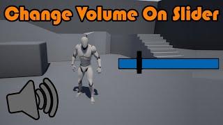 Change Master Volume Audio On Slider - Unreal Engine 4 Tutorial