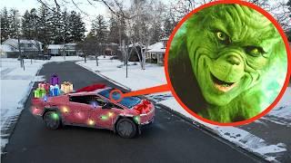 If you see this Christmas Cyber Truck with Presents, RUN Away It's a TRAP! (The Grinch Driving!?!)