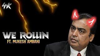 WE ROLLIN FT. MUKESH AMBANI  ll PROFESSOR EDITS #professoredits #shorts