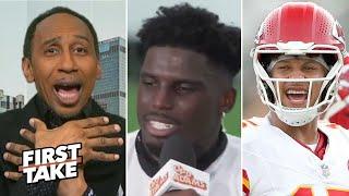 FIRST TAKE | "He's the GOAT" - Stephen A. slams Tyreek Hill admits he’s better than Patrick Mahomes