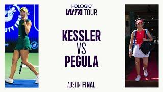 Jessica Pegula vs. McCartney Kessler | Austin 2025 Final | WTA Match Highlights