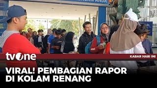 Pembagian Rapor Sekolah di Kolam Renang Memicu Reaksi Netizen | Kabar Hari Ini tvOne