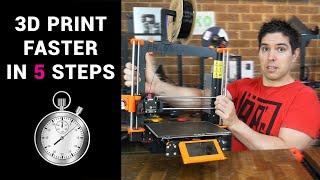 5 things to check & tune to 3D print faster