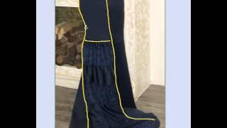 моделирование юбки со шлейфом 1