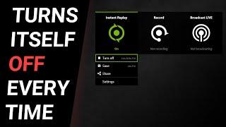 NVIDIA Shadowplay Turning Off, Not working with HDR - Solution