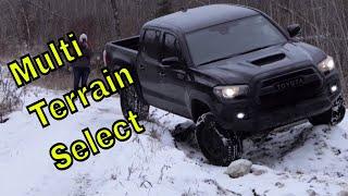 MTS (Multi Terrain Select) Demonstration, Toyota TacomaTRD Pro, and 4Runner TRD OffRoad