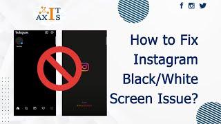 How to Fix Instagram White Screen Problem | Instagram Problem Kaise Solve Karen 2022 @ITAXIS
