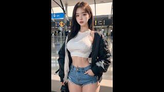 AI LOOKBOOK   airport fashion 공항패션 空港ファッション[4k Ai]