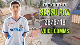 Senzu POV w/Techno4K + VOICE COMMS (26/6/18) CS2 FACEIT September 18th 2024