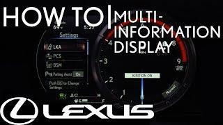 How-To Use Multi-Information Display to Access Data | Lexus