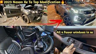  2023 Tata Nexon Xe to xz+ Tata Nexon base to top Modified Tata nexon xeNexon xe modified