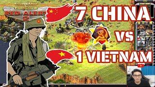 Red Alert 2 | 1 Việt Nam vs 7 China - 7 vs 1