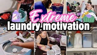 *EXTREME* LAUNDRY MOTIVATION | WEEKLY LAUNDRY ROUTINE | ALL DAY REALISTIC LAUNDRY MOTIVATION 2024