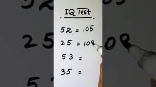 iq test subscribe channel | #shorts