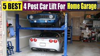 Best 4 Post Car Lift for Home Garage - Top 5 Reviews In 2023