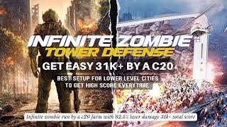 Age of Origins (AOZ) Infinite Zombie Tower Defense Gameplay - Best setup to get high score easily