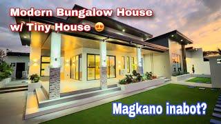 Modern Bungalow house ng ating subcribers from USA / House tour w/ Tiny house