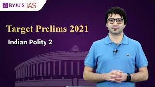 Free Crash Course: Target Prelims 2021 | Polity based Current Affairs:2
