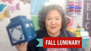 Easy Paper Fall Luminaries Craft