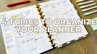 What Topics Should You Add Into Your Planner? | One Book To Organize Your Life | TOM 90