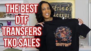 The Best DTF Transfers for your business! TKO SALES 1 Day Shipping, No Minimuns WOW!