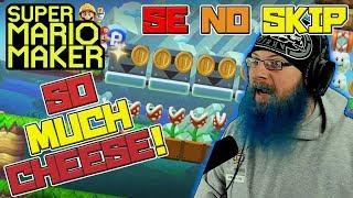 SO MUCH CHEESE! - Super Mario Maker - Super Expert No Skip with Oshikorosu