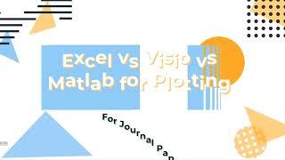 Excel vs Matlab vs Visio for Plotting