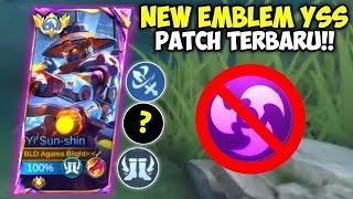 NEW EMBLEM & BUILD TOP 1 GLOBAL YI SUN SHIN!! EMBLEM & BUILD TERBARU YSS DI PATCH SEKARANG!! - MLBB