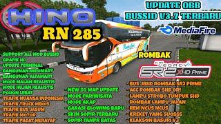 UPDATE OBB BUSSID V3.7 SOUND HINO RN 285 NGOROK TERBARU | GRAFIK HD | BUS SIMULATOR INDONESIA