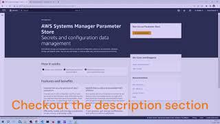 Getting Started with AWS SDK - SSM Parameter Operations using Node JS